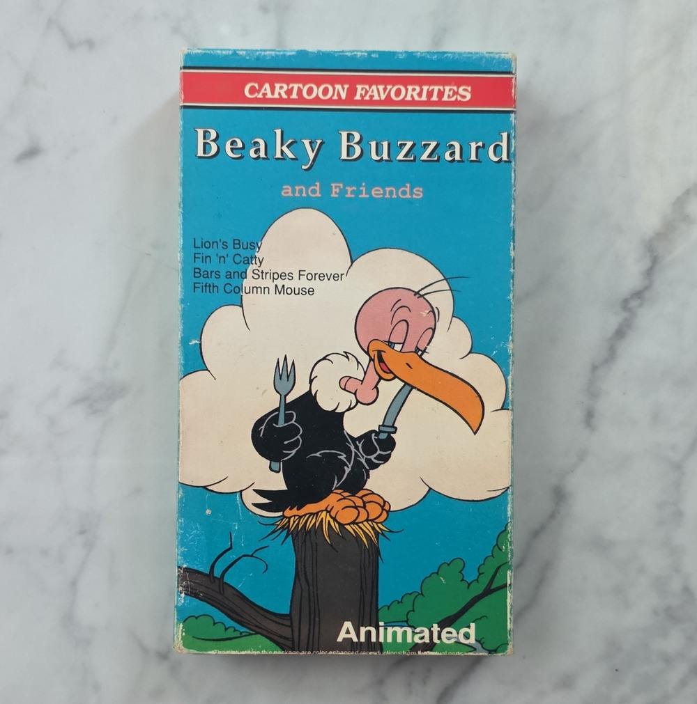 Trans Atlantic Video Beaky Buzzard and Friends (1990) VHS NTSC Full Screen